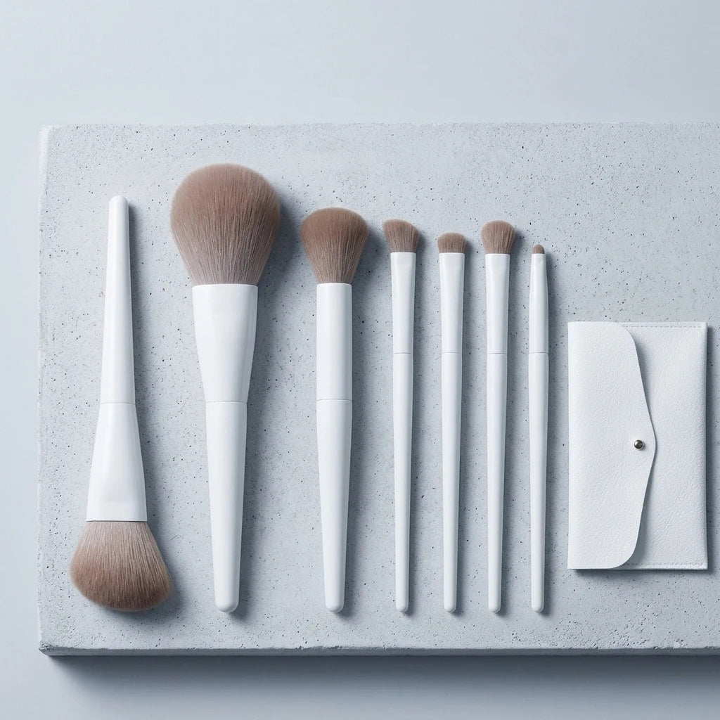 Meivelle 8-Piece Mini Travel Brush Set