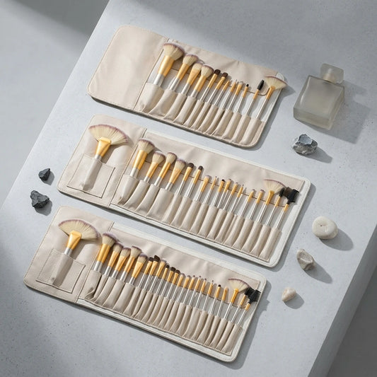 Meivelle 24-Piece Pro Wooden Handle Set