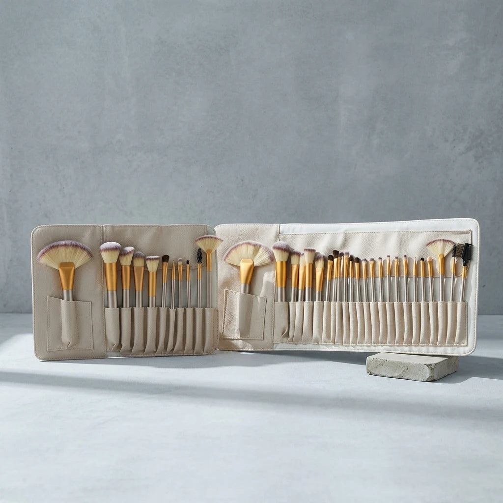 Meivelle 12-Piece Eco Wood Brush Kit