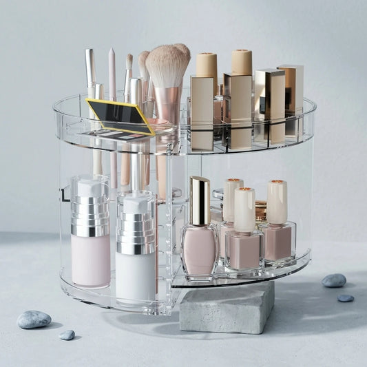 Meivelle Spinning Skincare Organizer with Slots